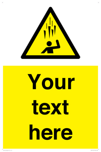 Custom Falling Ice sign